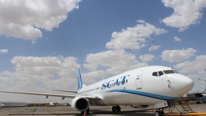 Авиакомпания scat Boeing 737