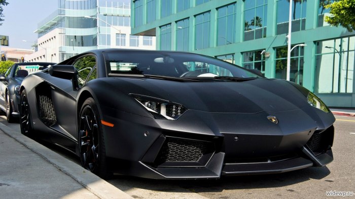 Lamborghini Aventador lp700 чёрный