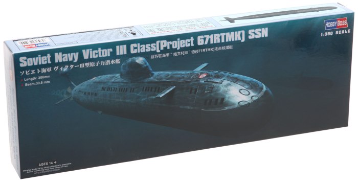 Сборная модель подводной лодки ясень от Hobby Boss 1/350