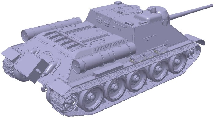 Самоходная пушка Су-85