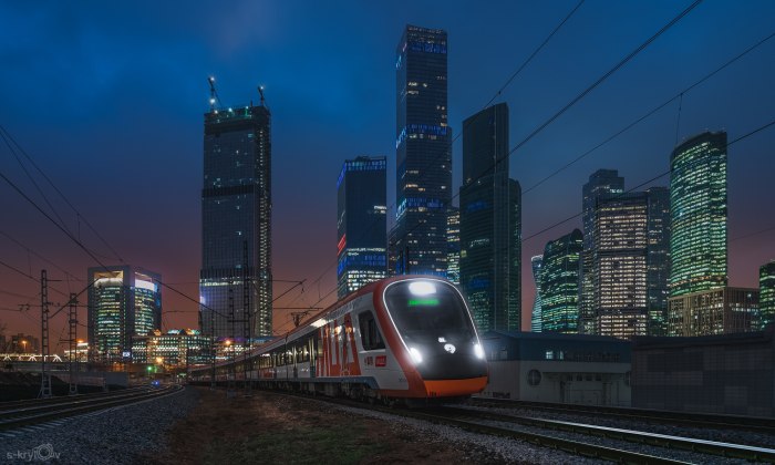 Станция МЦД Москва Сити