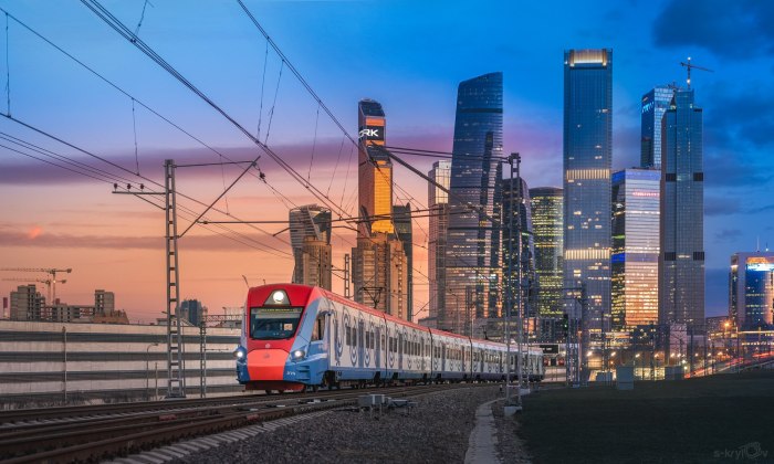Поезд Иволга Москва Сити