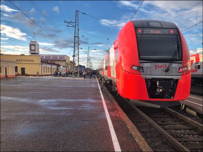 Поезд Ласточка Кострома Москва