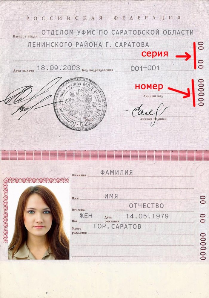 Паспорт РФ