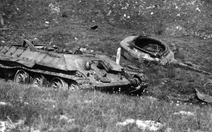 Т-34-85 уничтоженный