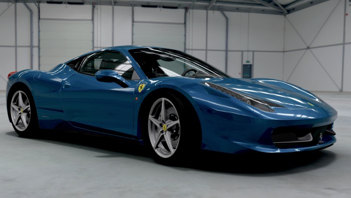 Ferrari 458 Blue