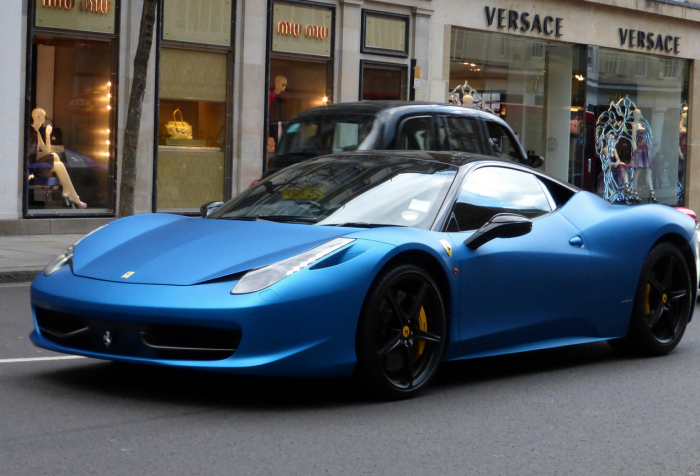 Ferrari 458 Blue