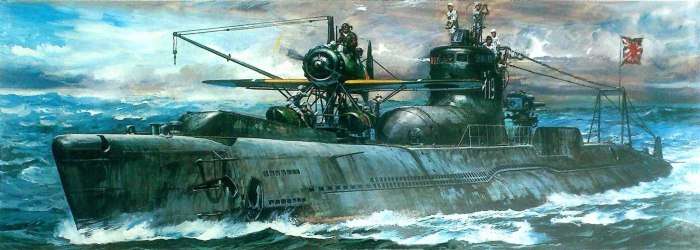 Японская подводная лодка авианосец