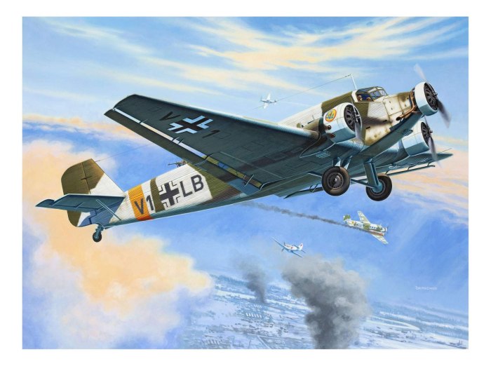 Немецкий военный самолет Junkers ju 52