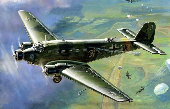 Самолеты Юнкерс 2 мировой войны