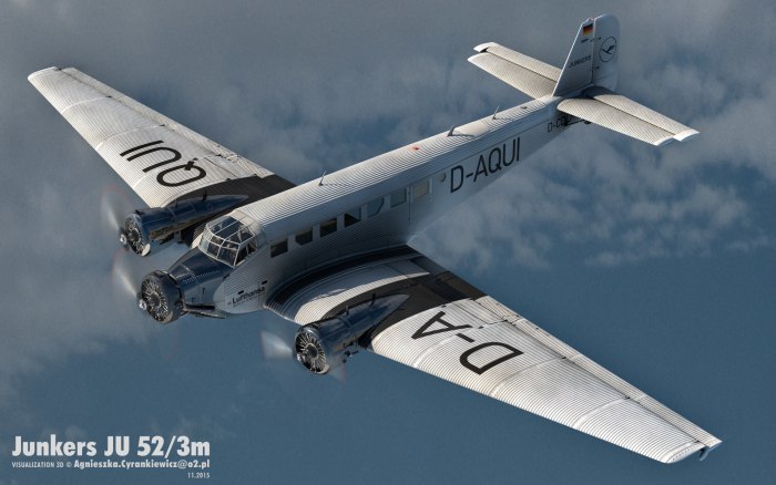 Юнкерс 52 самолет