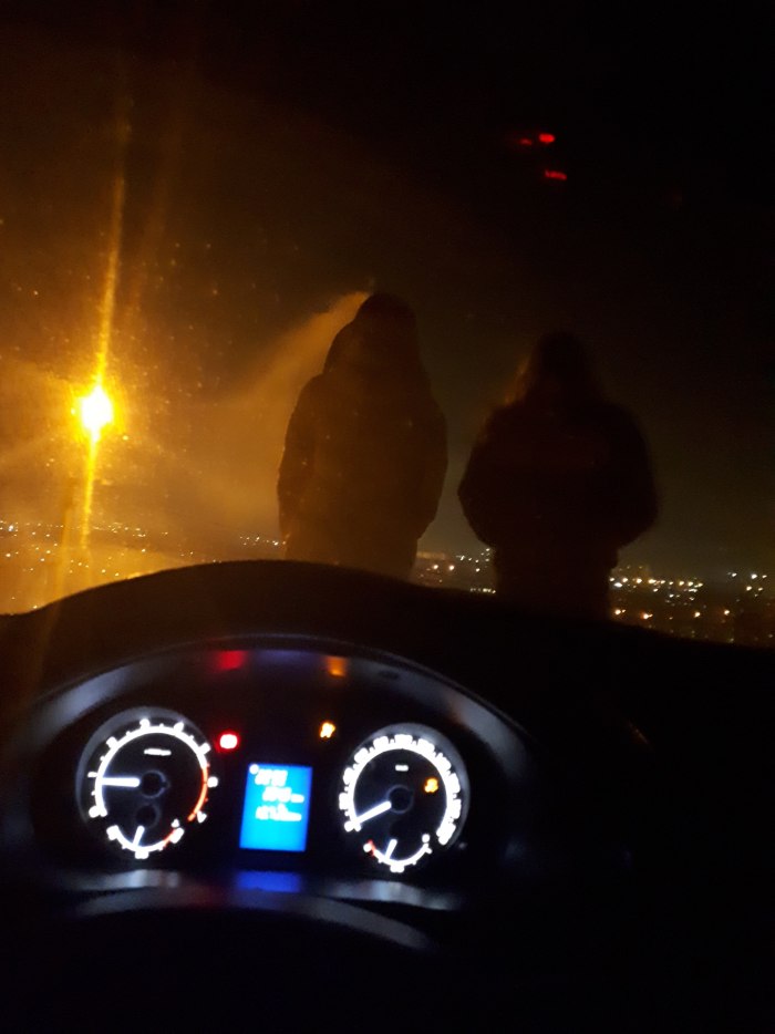 ВАЗ 2107 салон ночью