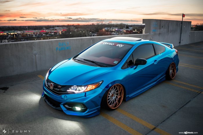 Honda Civic 4d синий