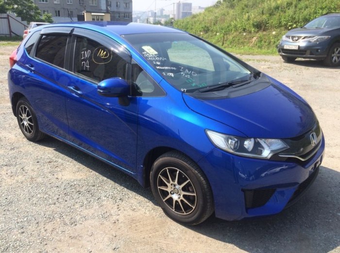 Honda Fit синий