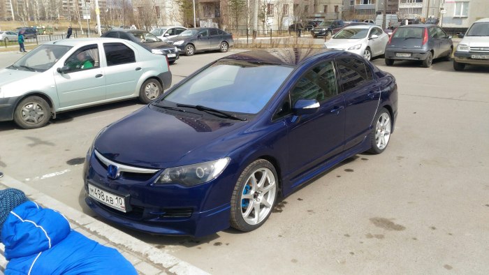 Хонда Цивик 2008 темно синий