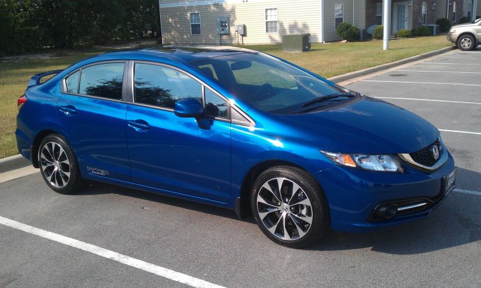 Honda Civic 2008 темно синий