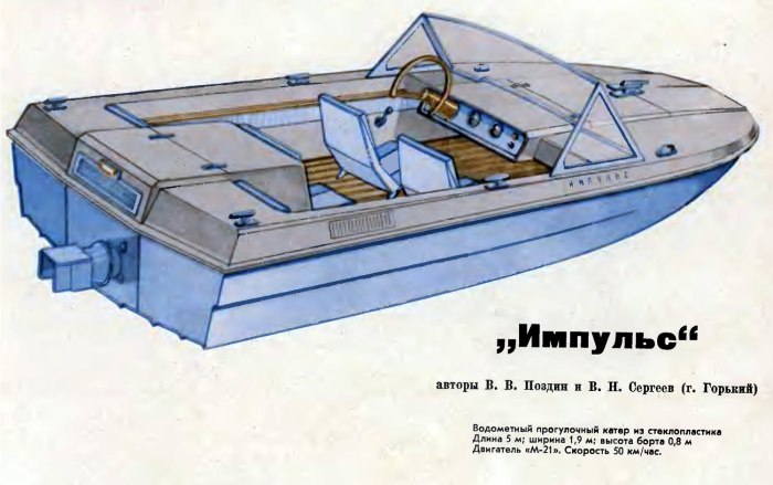 Водометный катер изумруд