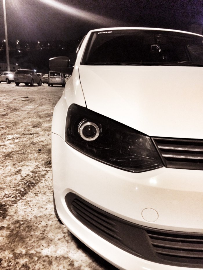 Volkswagen Polo ангельские глазки