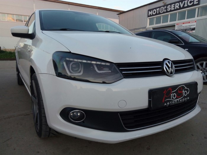 Линзы на Volkswagen поло 2014