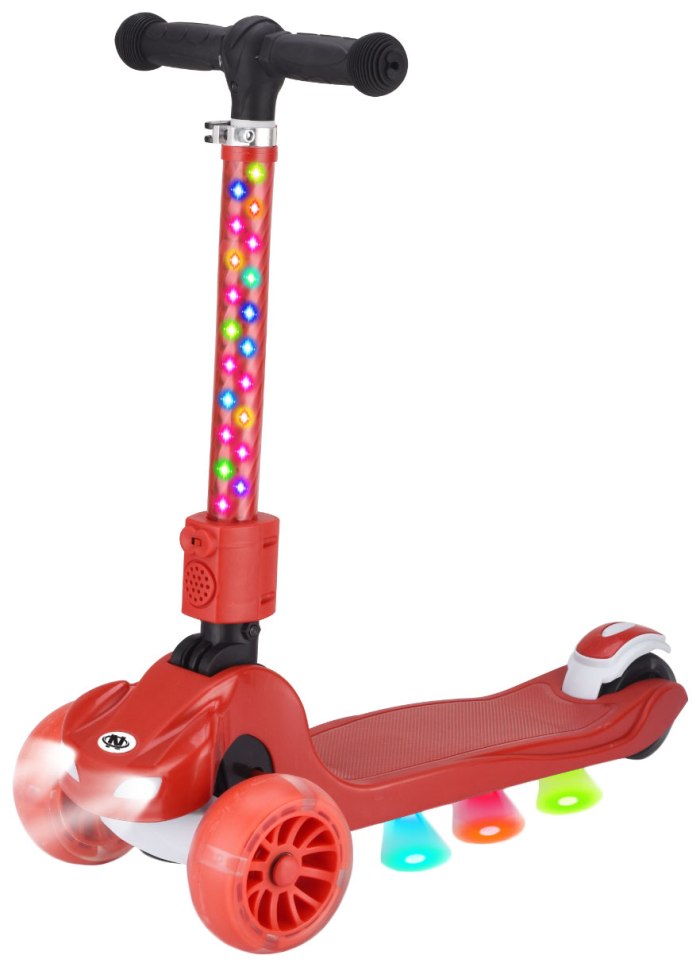 Самокат трехколесный детский Scooter зелёный