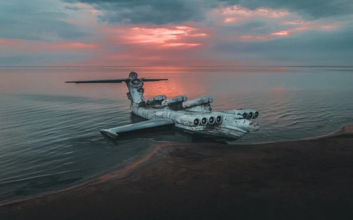 Лунь экраноплан в Дербенте