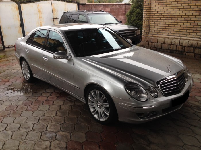 Мерседес w211 серебро