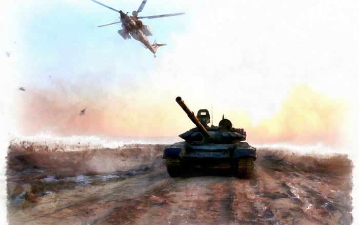 Живопись на военную тематику