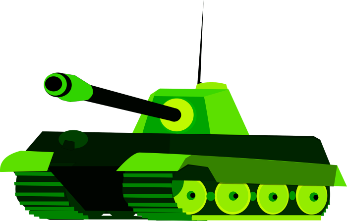 Танк мультяшный