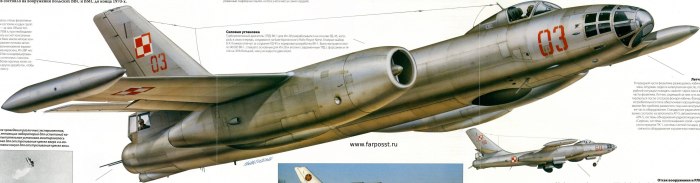 Фронтовой бомбардировщик ил-28
