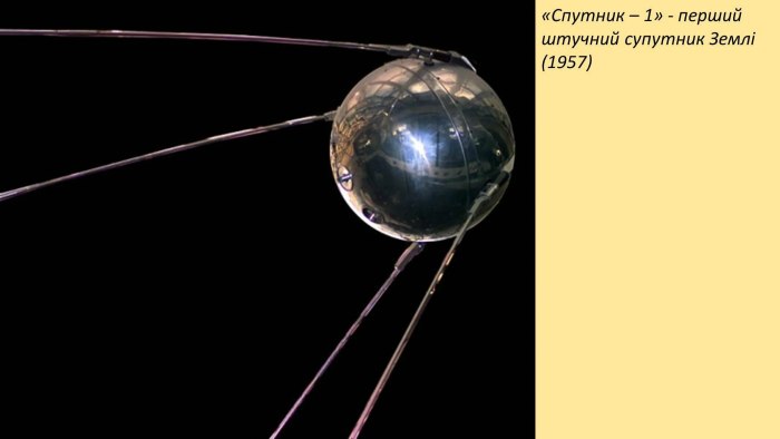 Первый искусственный Спутник земли 1957г