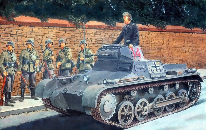 Легкий танк PZ Kpfw i (SD KFZ 101)