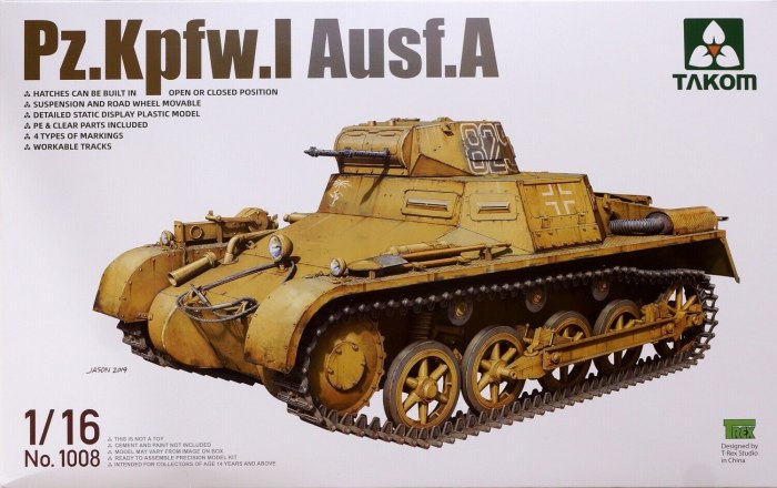 Takom PZ I 1/16