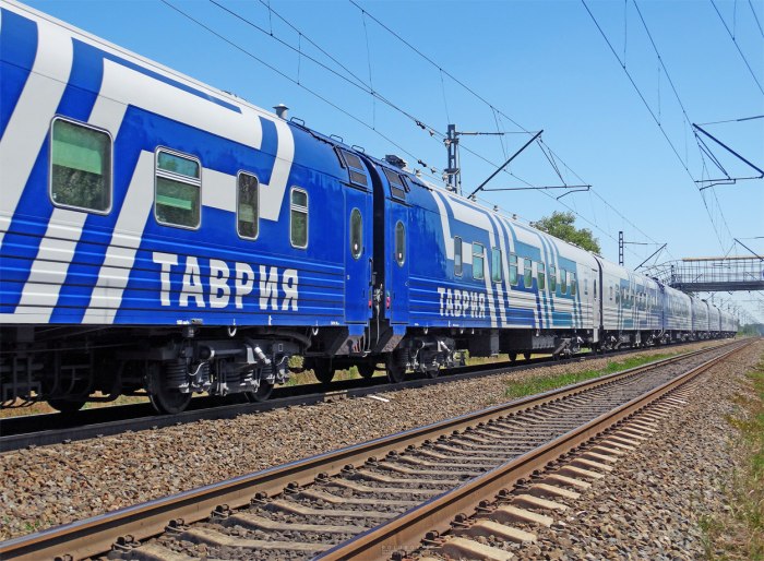 Поезд Таврия двухэтажный из Москвы до Симферополя
