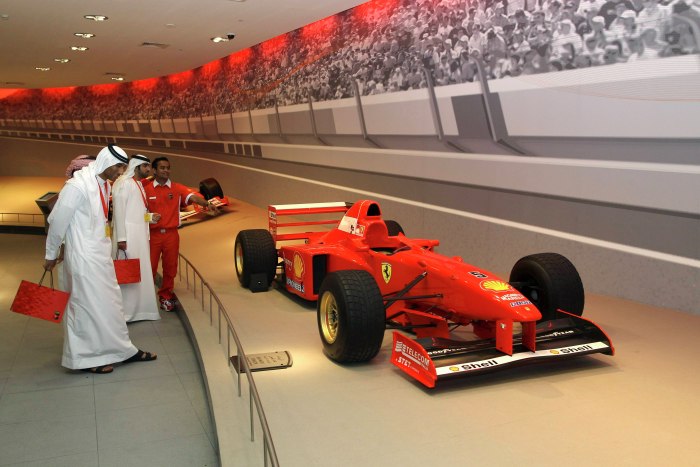 Ferrari World Абу-Даби аттракционы