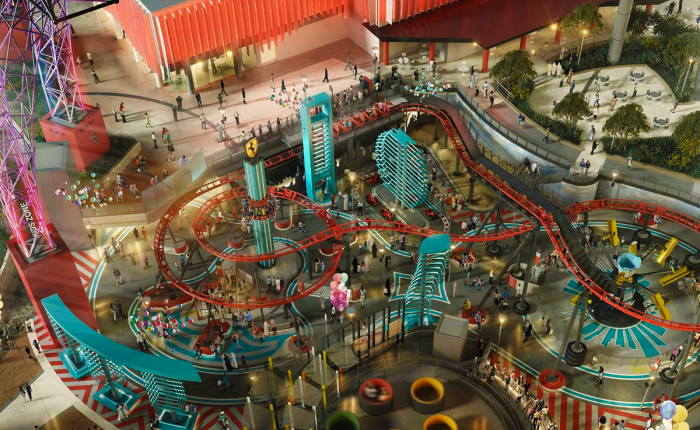 Ferrari World Абу-Даби аттракционы