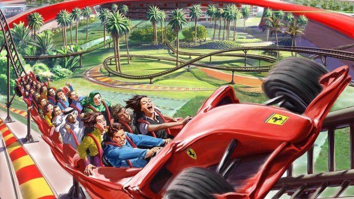 Парк развлечений Ferrari World в Абу-Даби