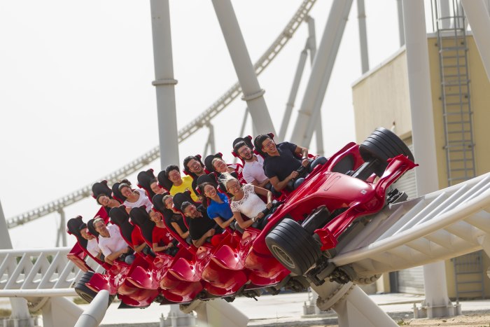 Ferrari World Абу-Даби аттракционы