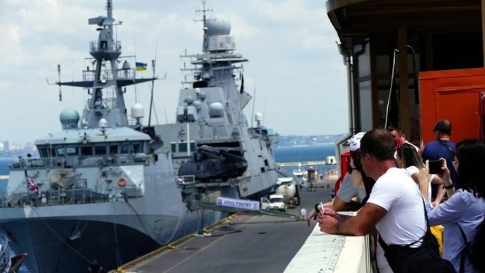 Натовские корабли в черном море