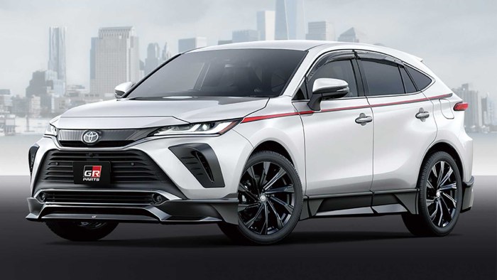 Toyota Harrier 2022 года