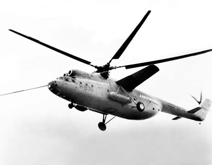 Ми-6 вертолёт грузоподъемность