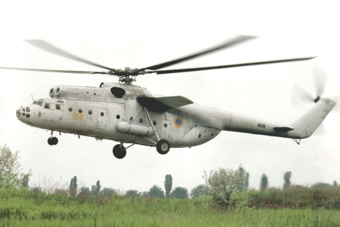 Вертолет ми-6а (Нюрба)