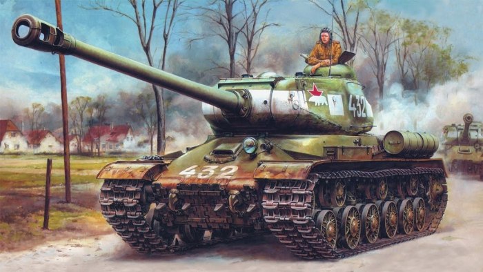 Советский тяжелый танк ИС-2 (Иосиф Сталин)