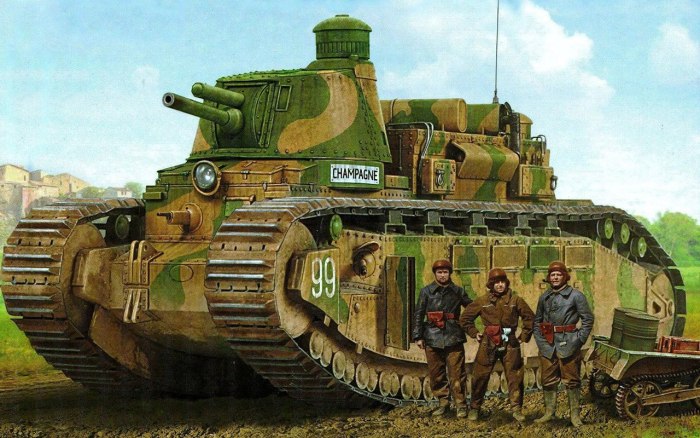 Танк FCM Char 2c Франция