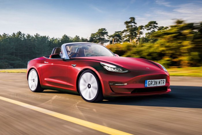 Tesla model 3 Cabrio