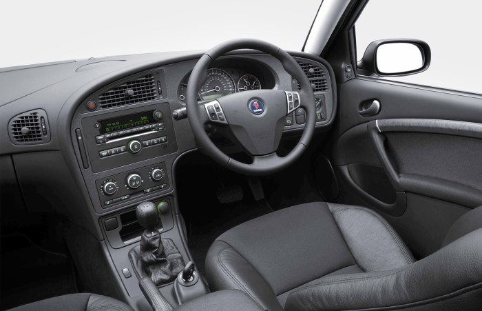 Saab 9-5 салон