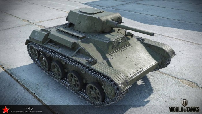 Легкий танк т_45