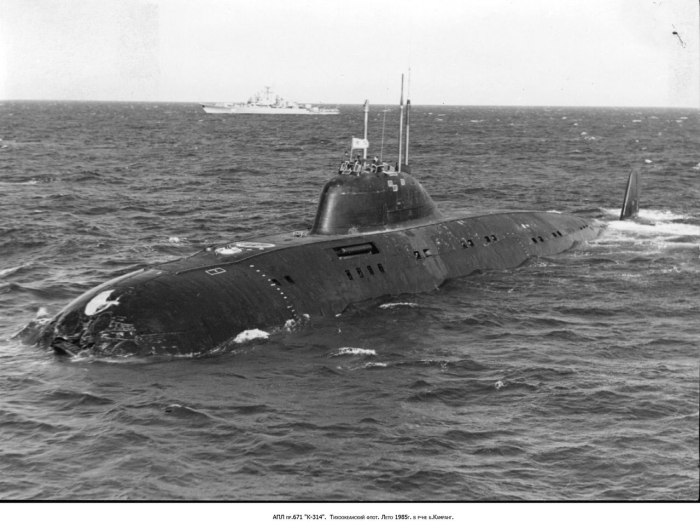 Подводная лодка 671ртмк