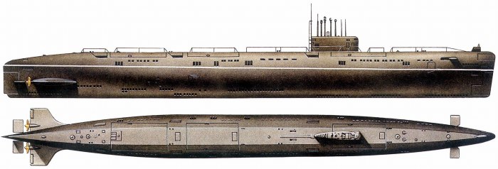 Подводная лодка проекта 659т