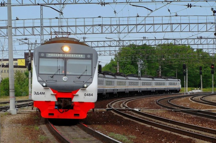 Электропоезд эд4м 0452