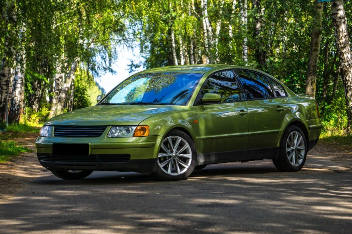 VW Passat b5 зелёный